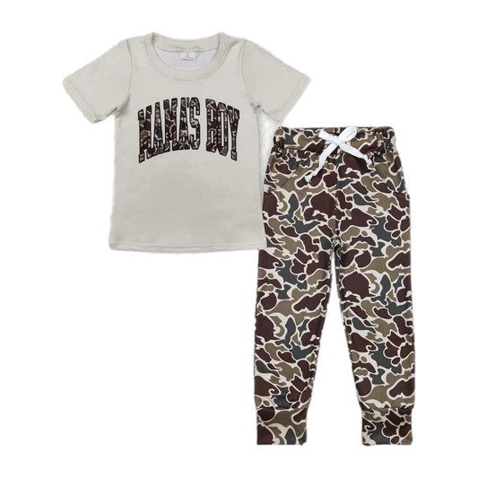 Mama's Boy Camo Pants Set: Pre-Order