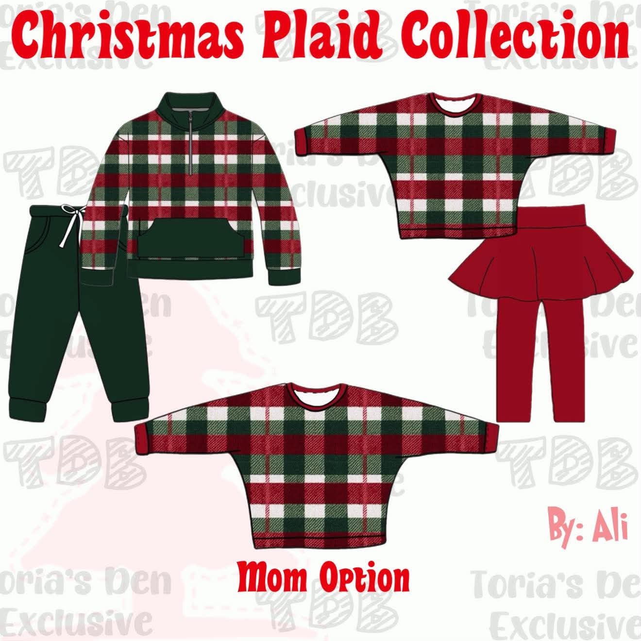 Christmas Plaid Family Collection: TDB Exclusive Pre-Order