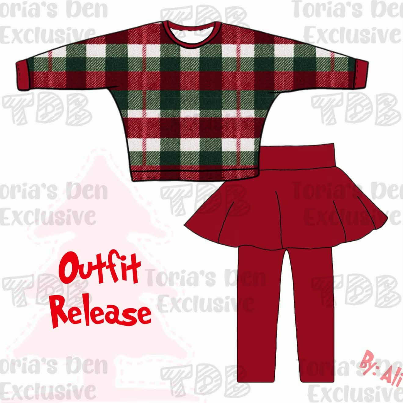 Christmas Plaid Family Collection: TDB Exclusive Pre-Order