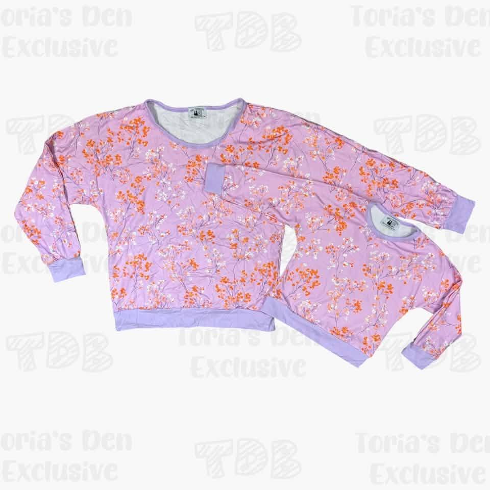 Adult Large (TTS) Fall Floral Dolman Exclusive *Ready to Ship!*