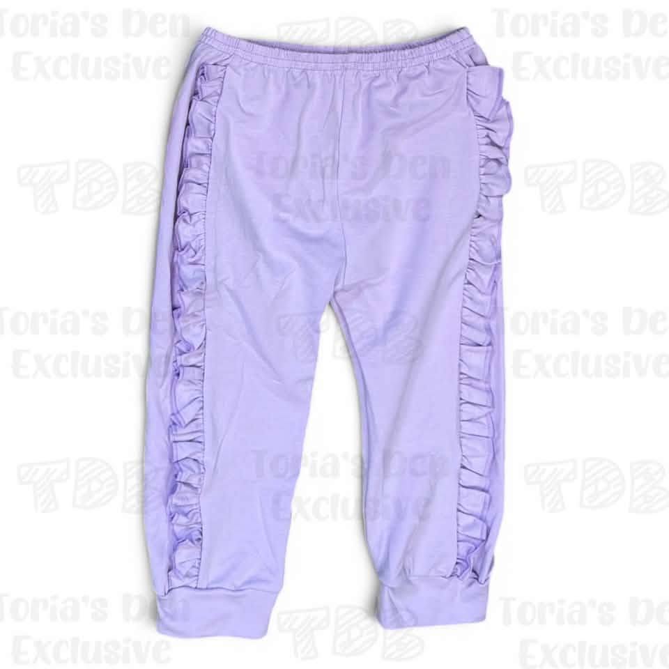 Adult XS (18Y) Ruffle Joggers (PANTS ONLY) Exclusive *Ready to Ship!*