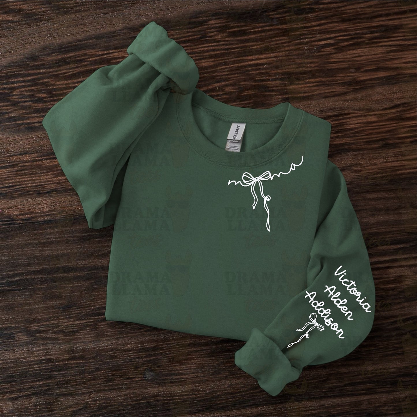 Any Title with Kid(s) Names Coquette Sweatshirts