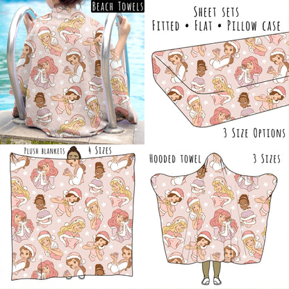 Royal Christmas- Personalized Items ~ Sheets, Pillowcases, Blankets, Towels ~