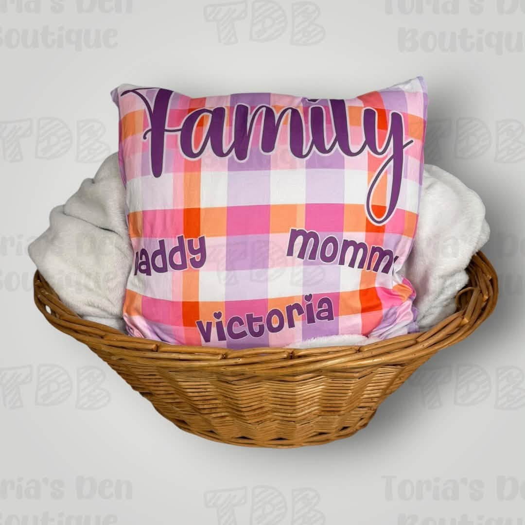 Photo Throw Pillow Cases 18x18" | Bundle & Save! | Email Photos After Submitting Order