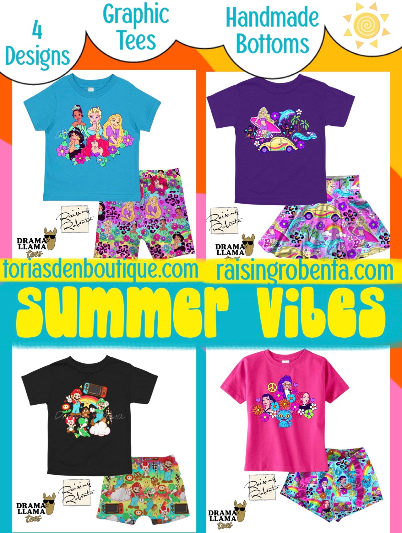 Malibu- Summer Vibes Collab: Drama Llama & RR Pre-Order