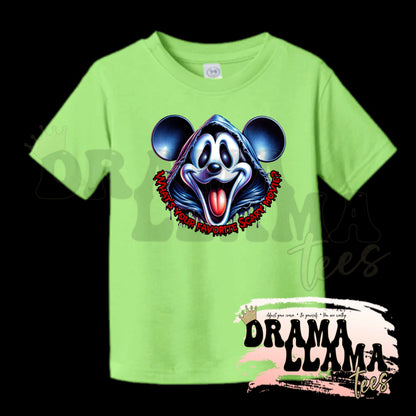 Toddler Spooky Drop 1 Tees- KEY LIME