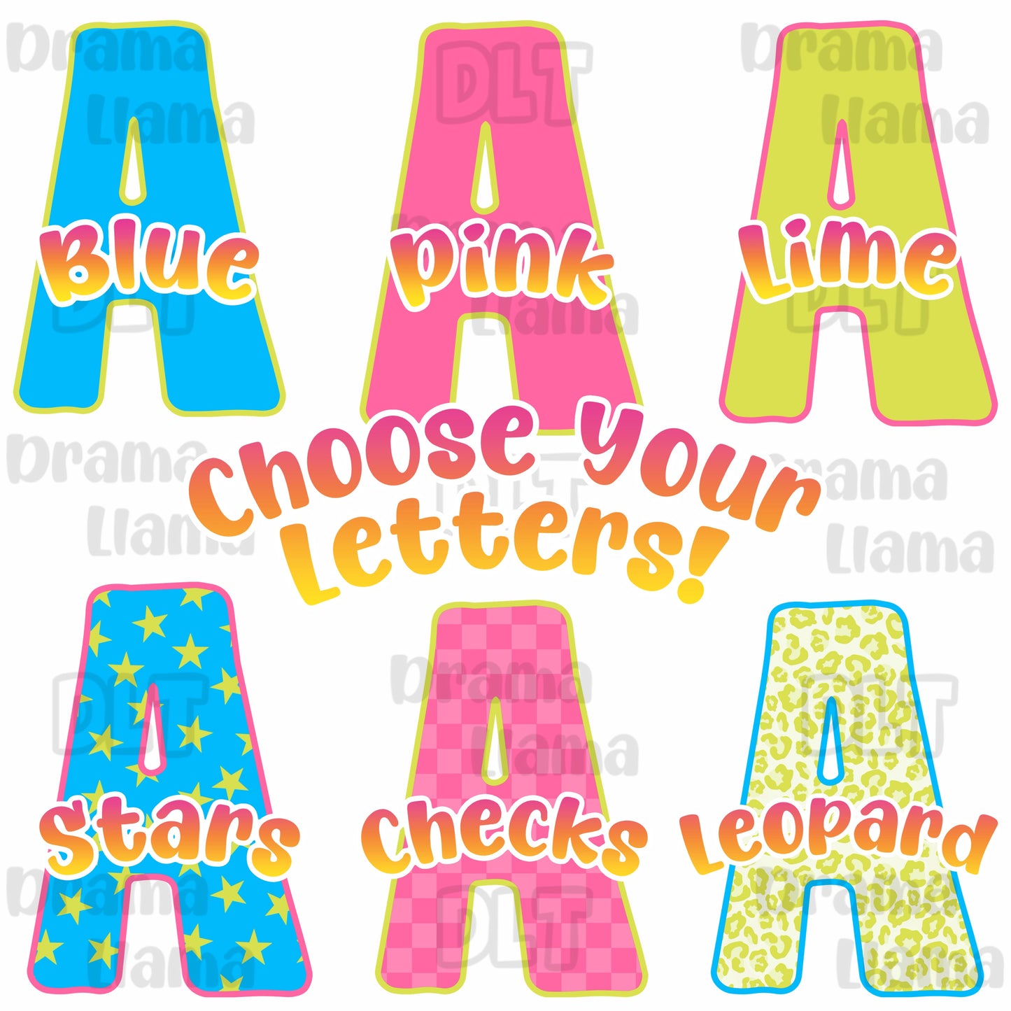Create-Your-Own Multi-Print Tees | DLT + RR Collab | Put name/phrase/design in note box! | Pre-Order