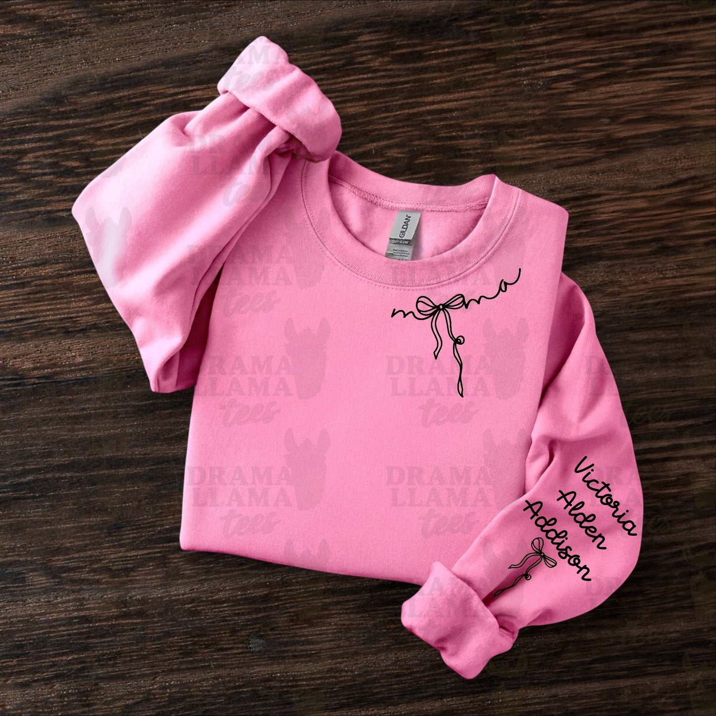 Any Title with Kid(s) Names Coquette Sweatshirts