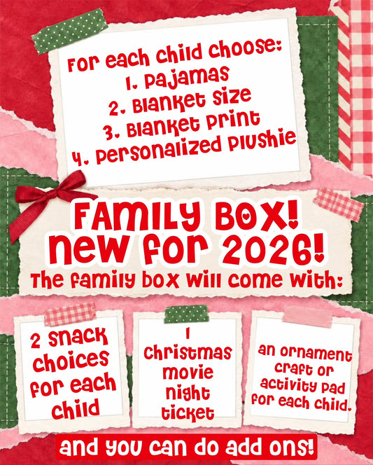Family Build-a-Box Christmas Eve Box Pre-Order *Limited*