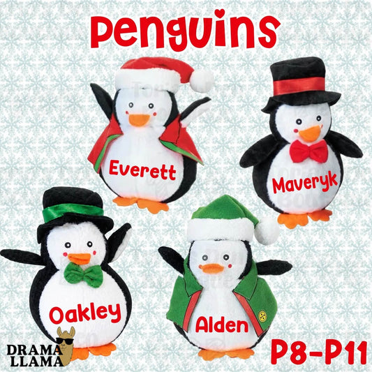 5" Penguins Personalized Plush