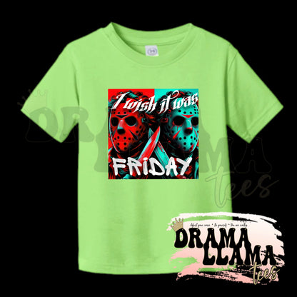 Toddler Spooky Drop 1 Tees- KEY LIME