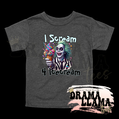 Toddler Spooky Drop 1 Tees- SLATE