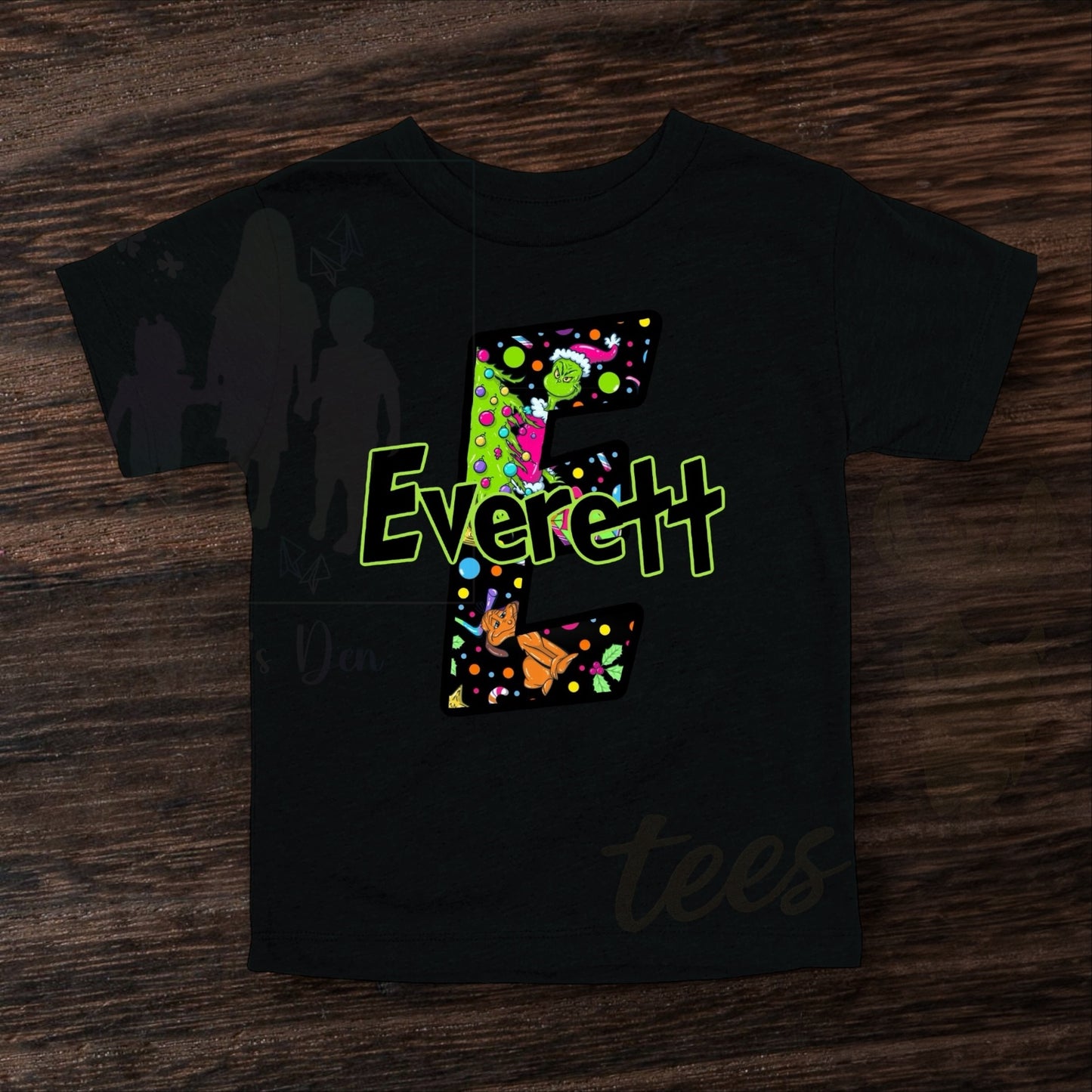 Rainbow Green Christmas Tees: DLTPO