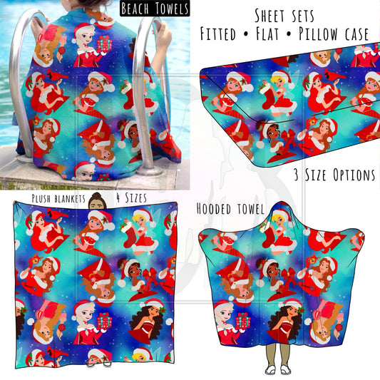 Christmas Royalty ft. Tink Personalized Items ~ Sheets, Pillowcases, Blankets, Towels ~