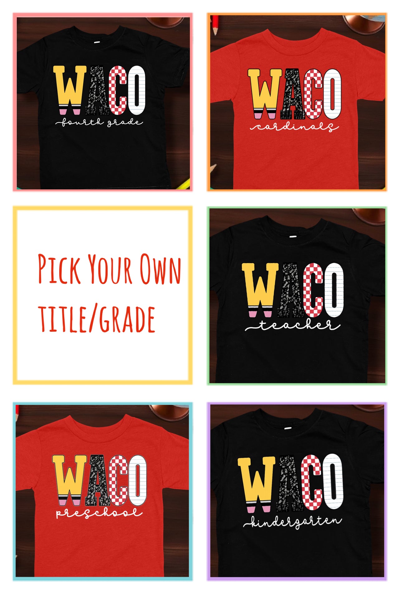 Waco Tees 1 WACO *Choose Any Title/Grade* (Put Title/Grade/Name in Note Box): DLTPO