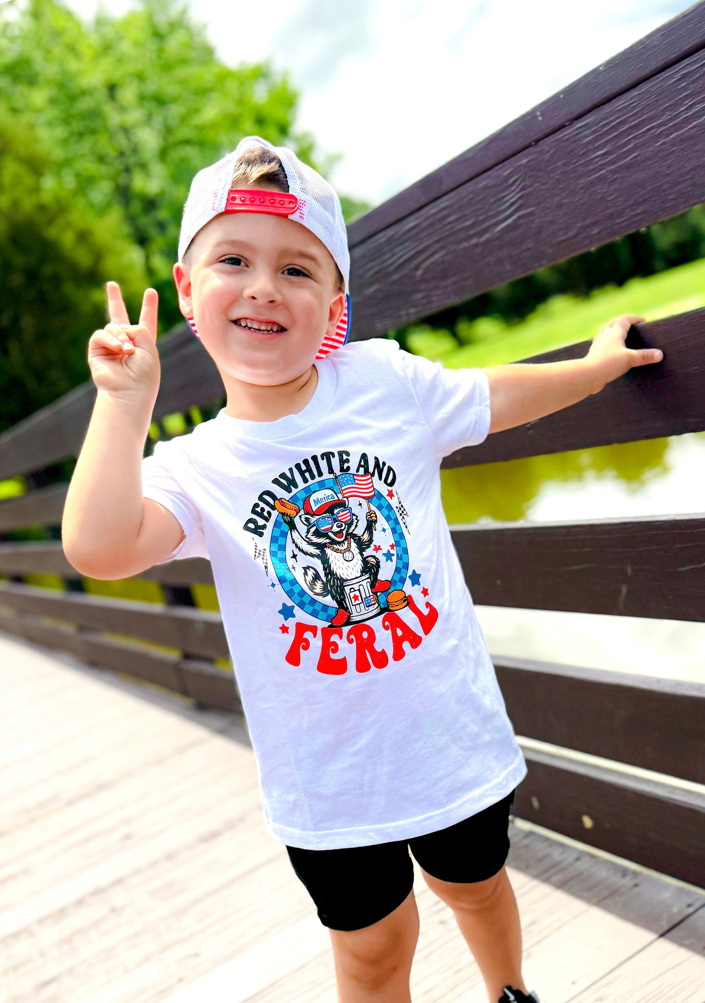 Red White and Feral 2 | RWB Tee Release 2026 | Free Shipping | Put Shirt Size in Note Box