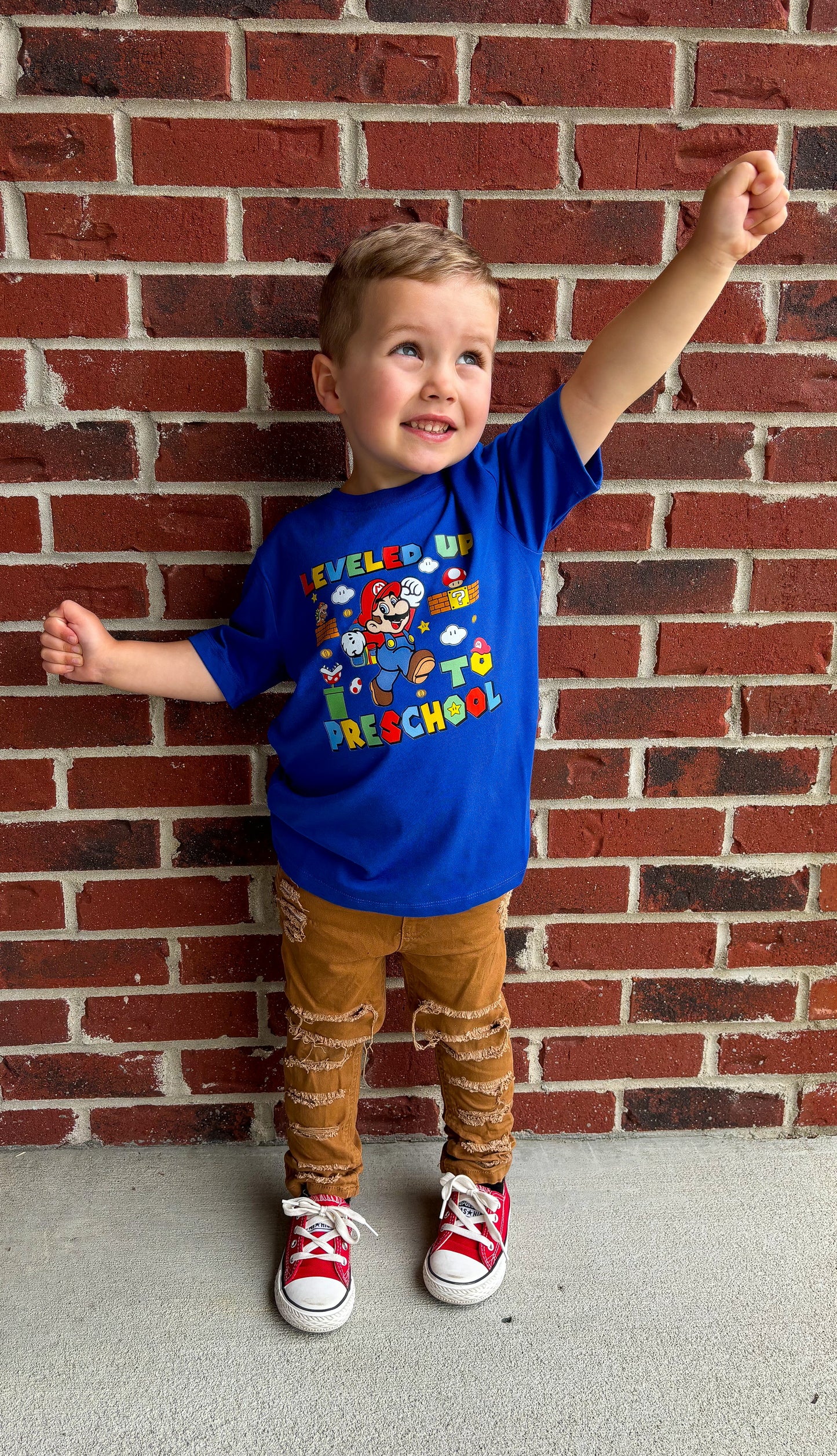 Leveled Up Super Bros Grade Tee *multiple color options*