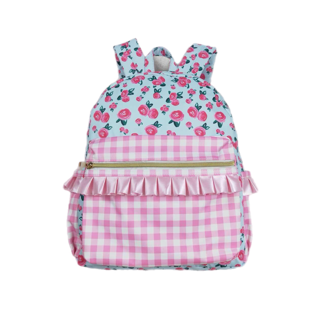 Ruffle Floral Backpack (17x13.2x5”) Pre-Order