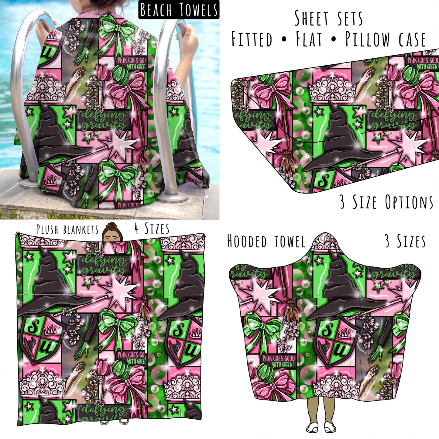 Gravity Personalized Items ~ Sheets, Pillowcases, Blankets, Towels ~