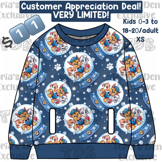 4 Left! Pups Pocket Pullovers Customer Appreciation Limited Deal #2!: TDB Exclusive Pre-Order | No codes!