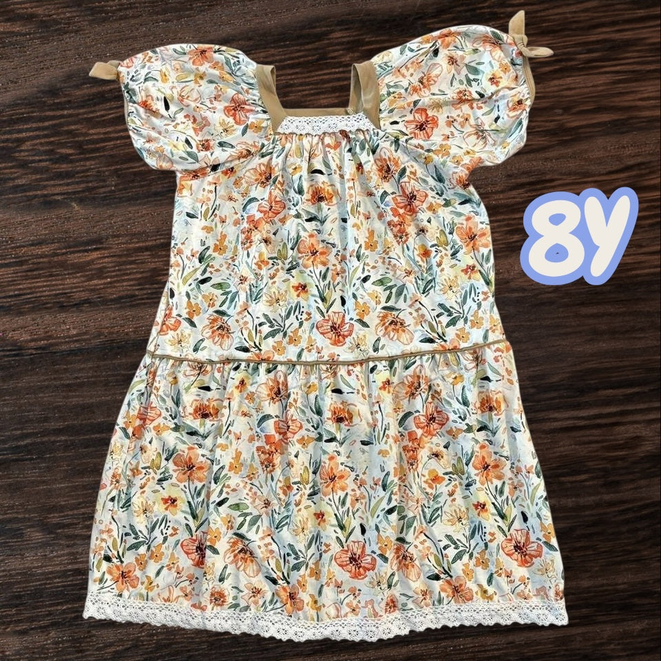 8 Years Lace Floral Dress *CLOSEOUT*