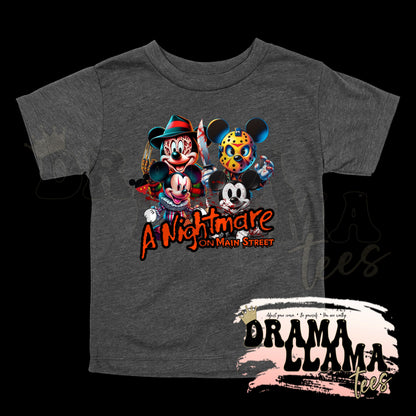 Toddler Spooky Drop 1 Tees- SLATE
