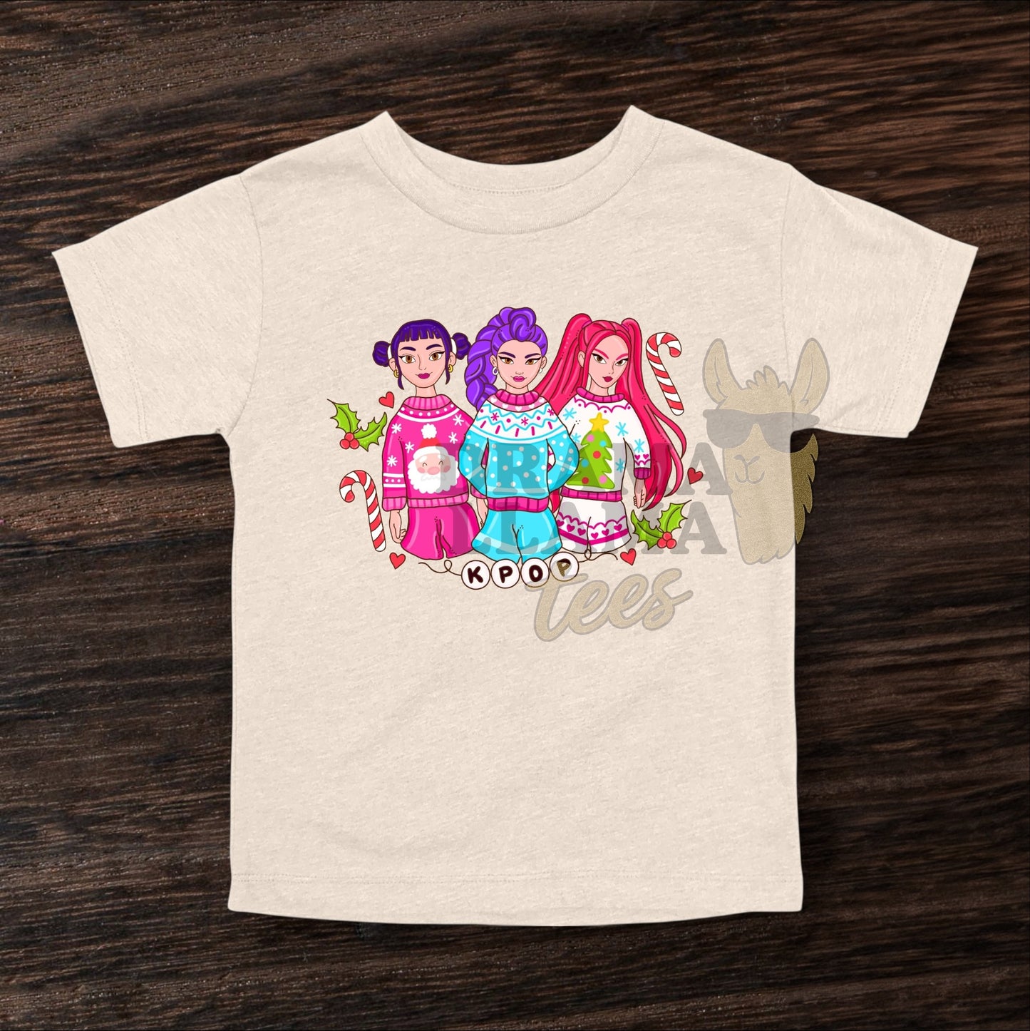 K💥 Christmas Collab Tees/Sweatshirt (Multiple Color Options!): DLTPO