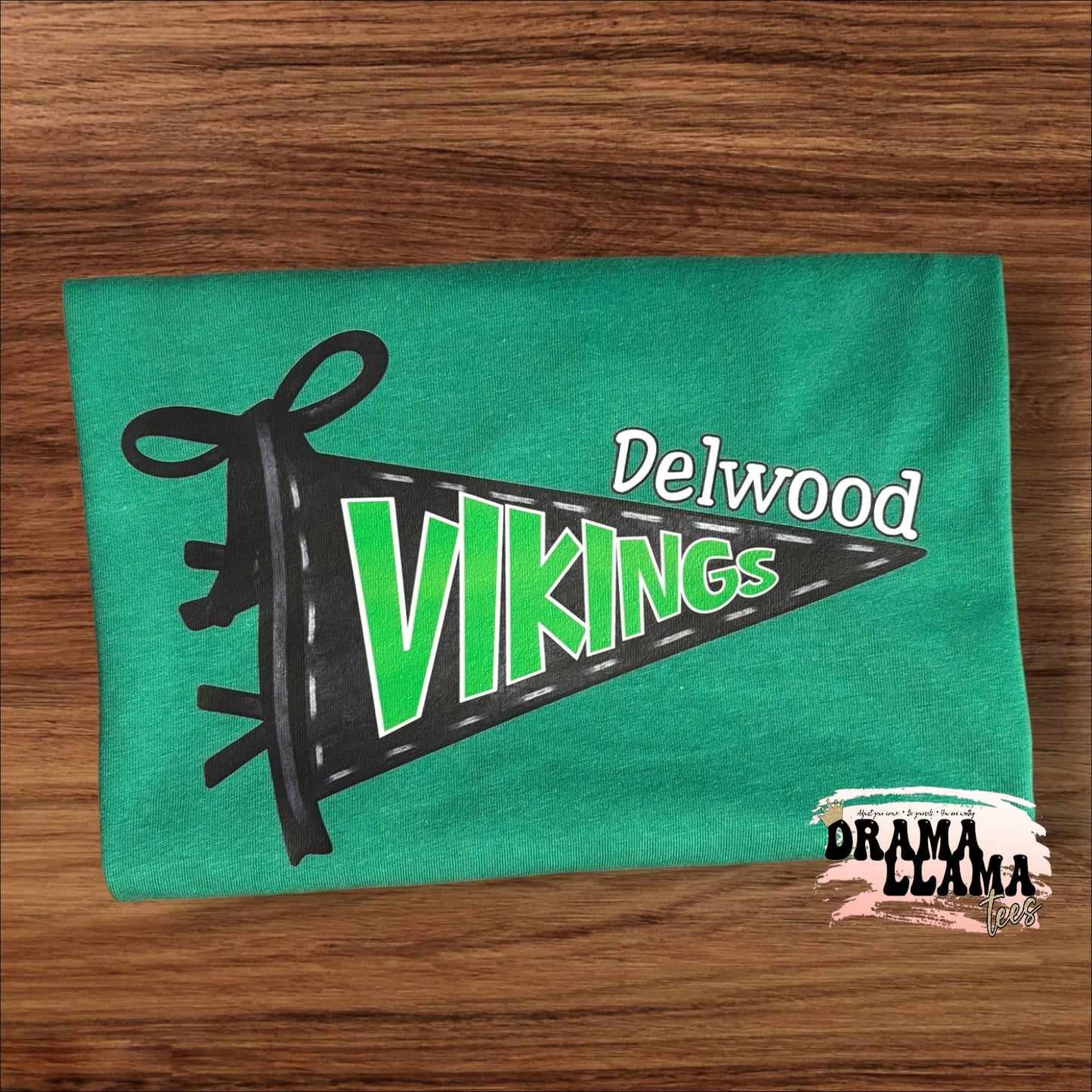 Pennant WITH BOW Spirit COMFORT COLORS Tees | Put team name/info in note box!!