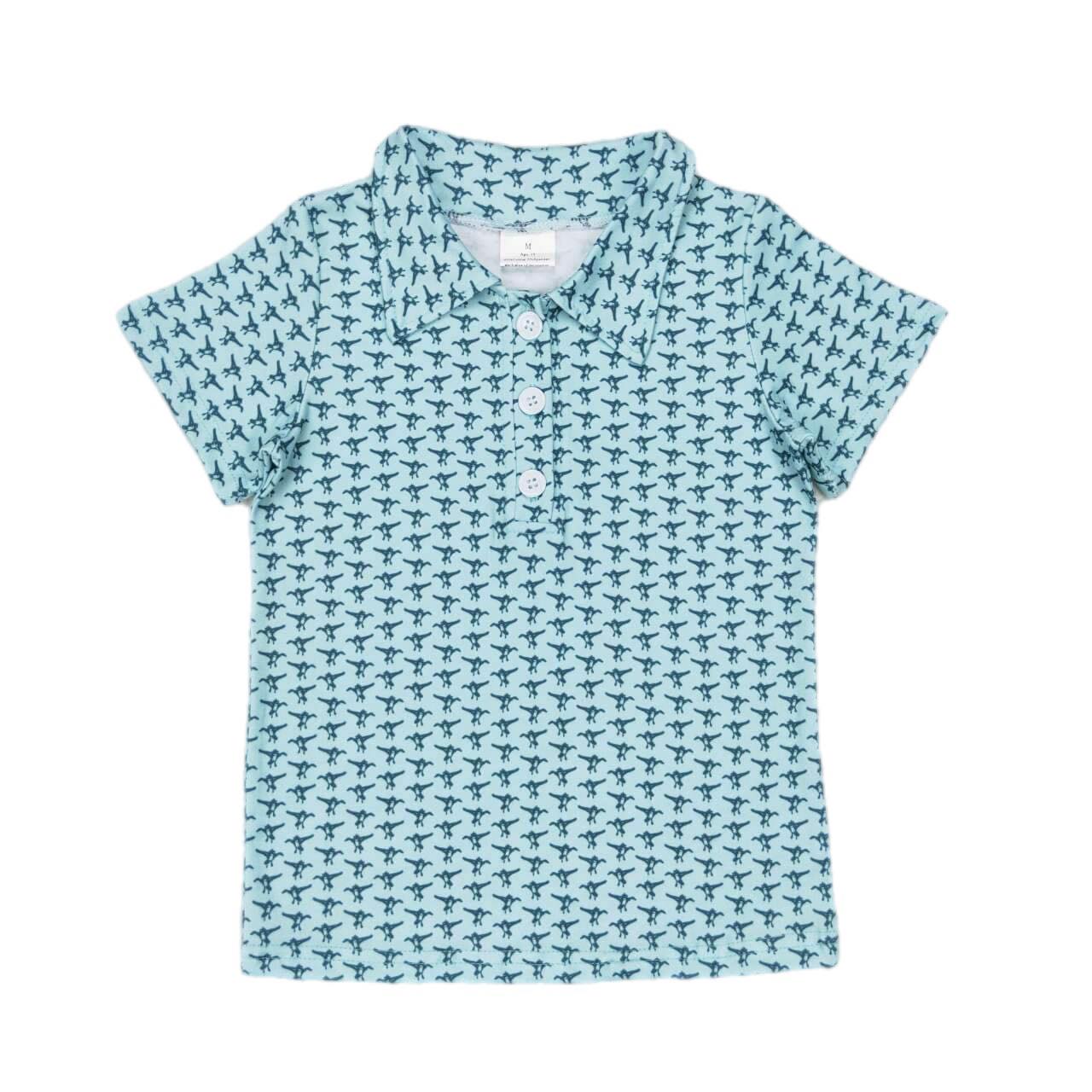 ᴡᴇᴇᴋʟʏ ᴘʀᴇ ᴏʀᴅᴇʀ All Over Bird Print Polo