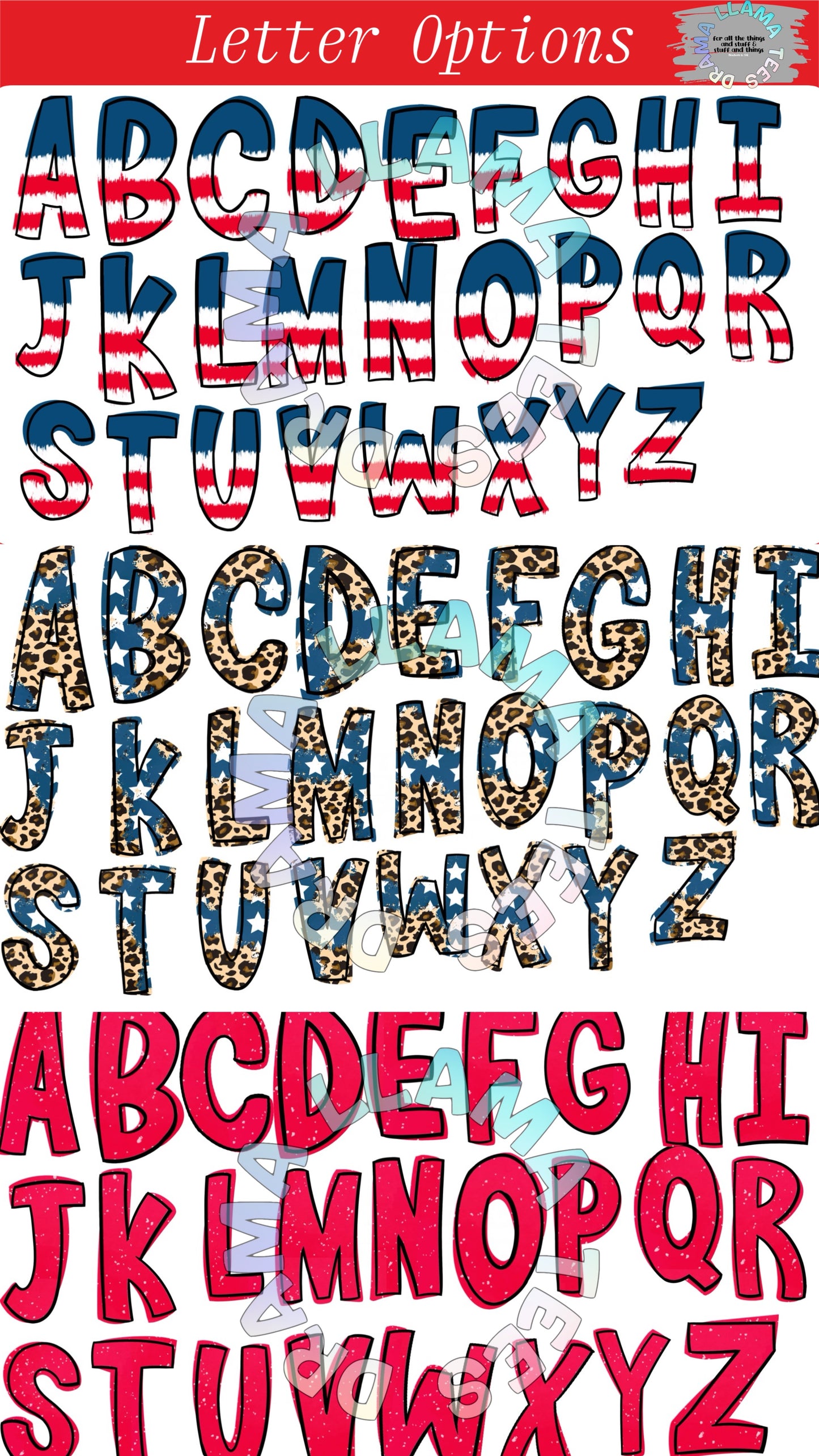 Fourth of July Name Tees (Adult Sizes) *multiple color and pattern options*