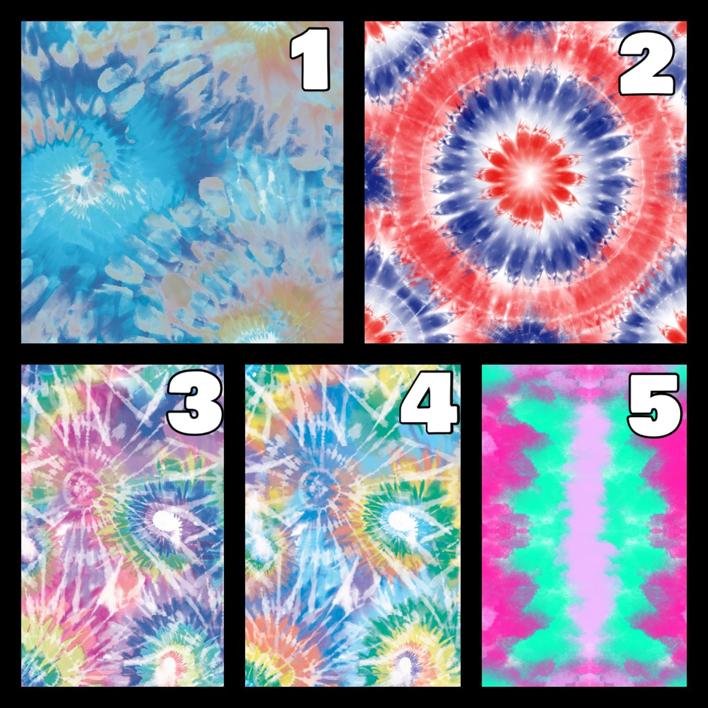 Customized Blankets- Tie Dye