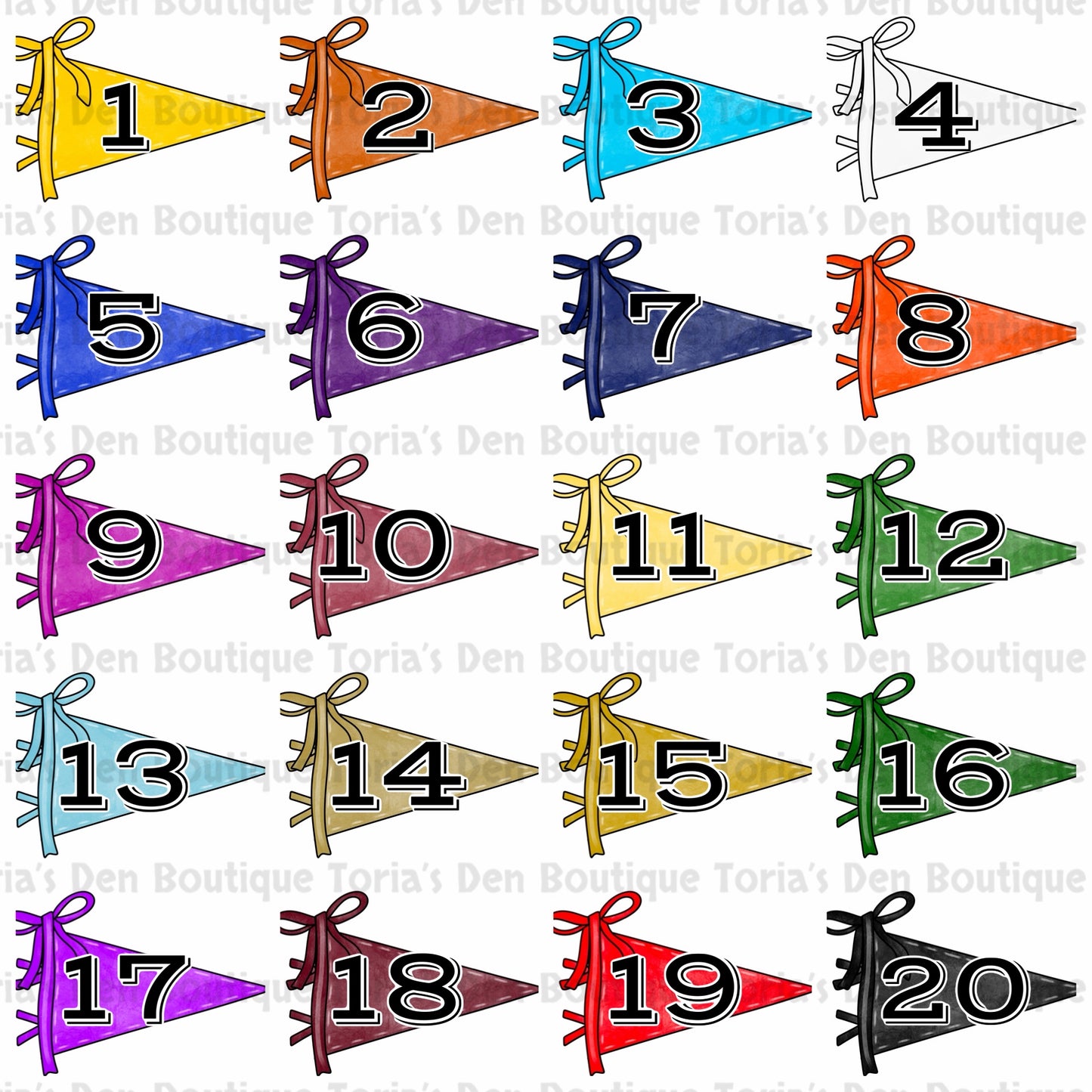 Pennant WITH BOW Spirit COMFORT COLORS Tees | Put team name/info in note box!!