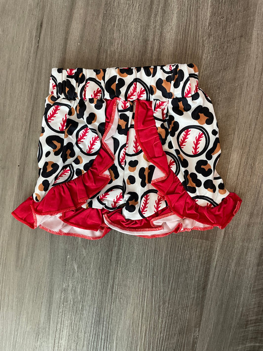 3-6 months Baseball + Animal Print Shorts ʀᴇᴀᴅʏ ᴛᴏ ꜱʜɪᴘ!