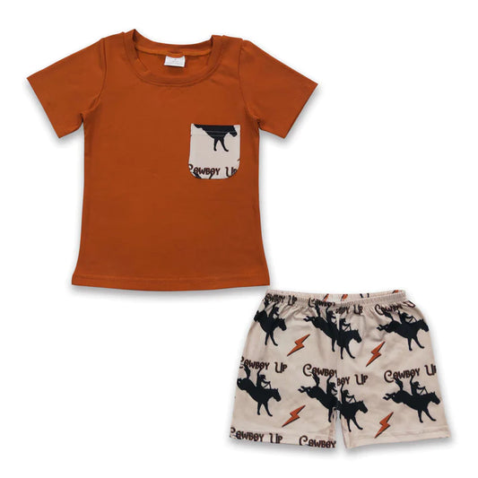 ᴡᴇᴇᴋʟʏ ᴘʀᴇ ᴏʀᴅᴇʀ Cowboy Up Shorts Set