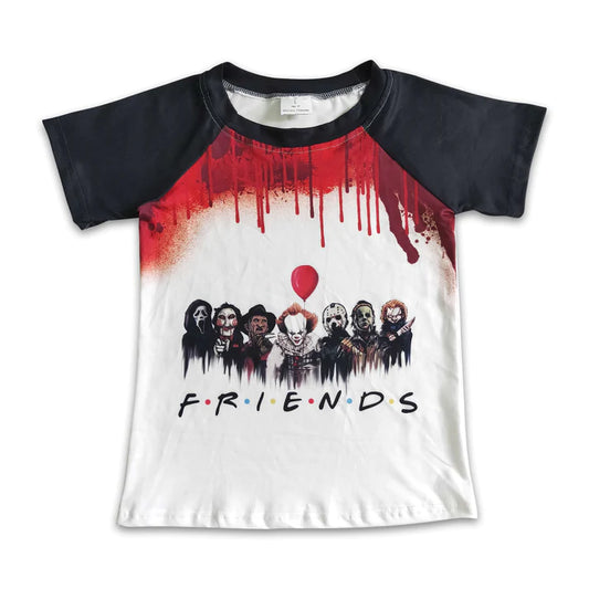 ᴡᴇᴇᴋʟʏ ᴘʀᴇ ᴏʀᴅᴇʀ Halloween Horror Friends Tee