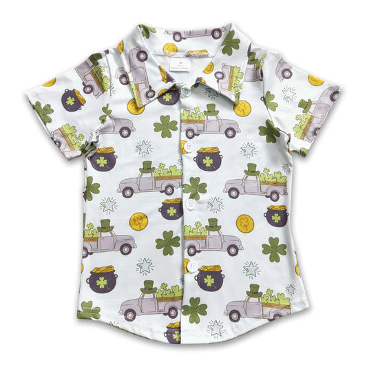 ᴡᴇᴇᴋʟʏ ᴘʀᴇ ᴏʀᴅᴇʀ St. Patrick's Day Button Up Tee