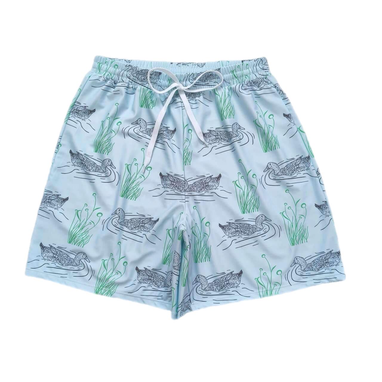 ᴡᴇᴇᴋʟʏ ᴘʀᴇ ᴏʀᴅᴇʀ Blue Duck Print Swim