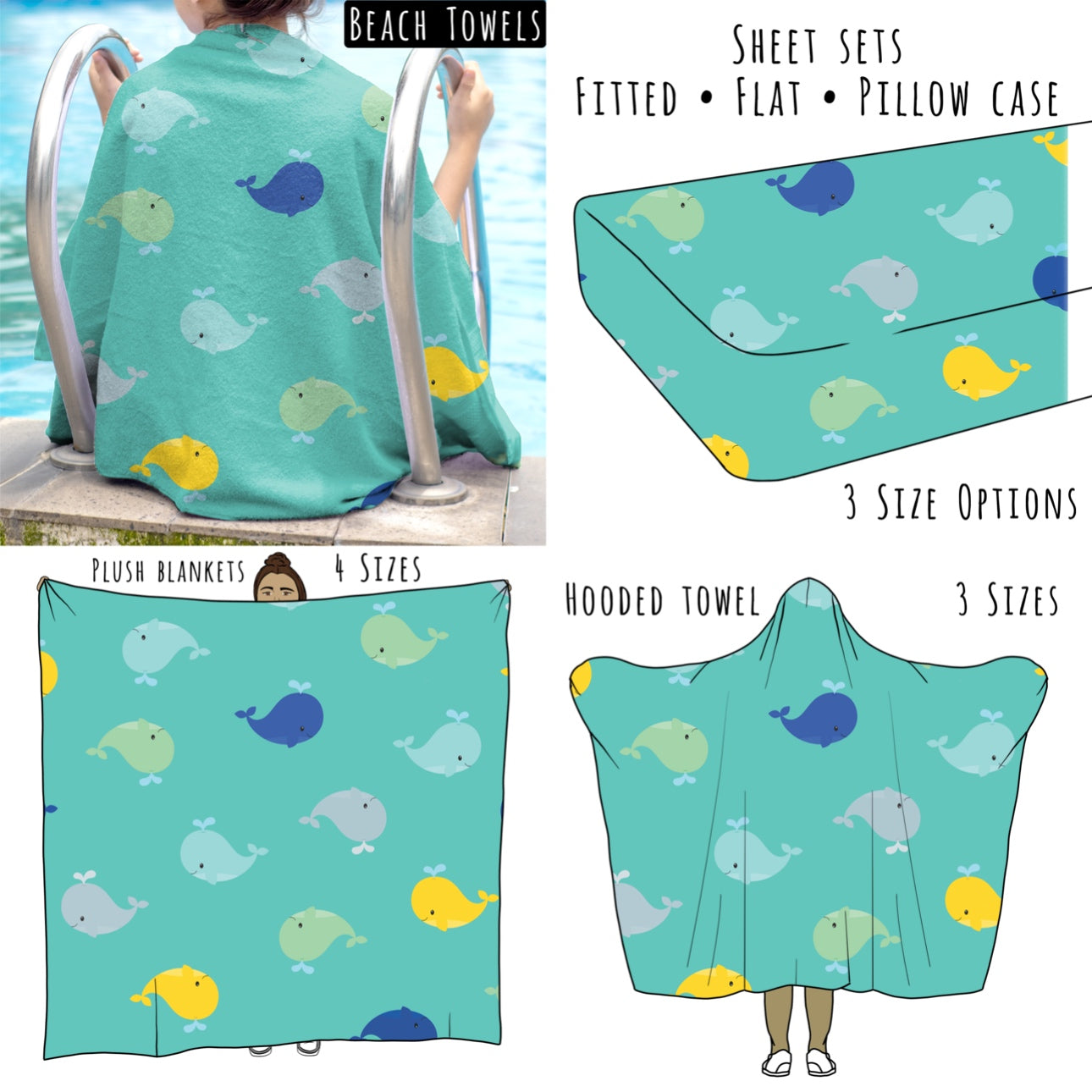 Melon 1 Personalized Items ~ Sheets, Pillowcases, Blankets, Towels ~