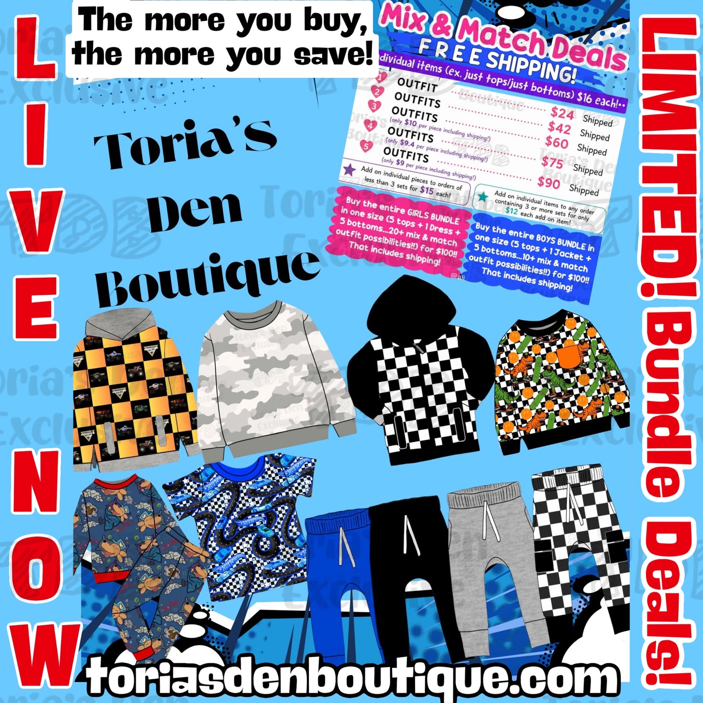 Build-A-Bundle (SETS ONLY LISTING): Limited Pre-Order DW | FREE SHIPPING