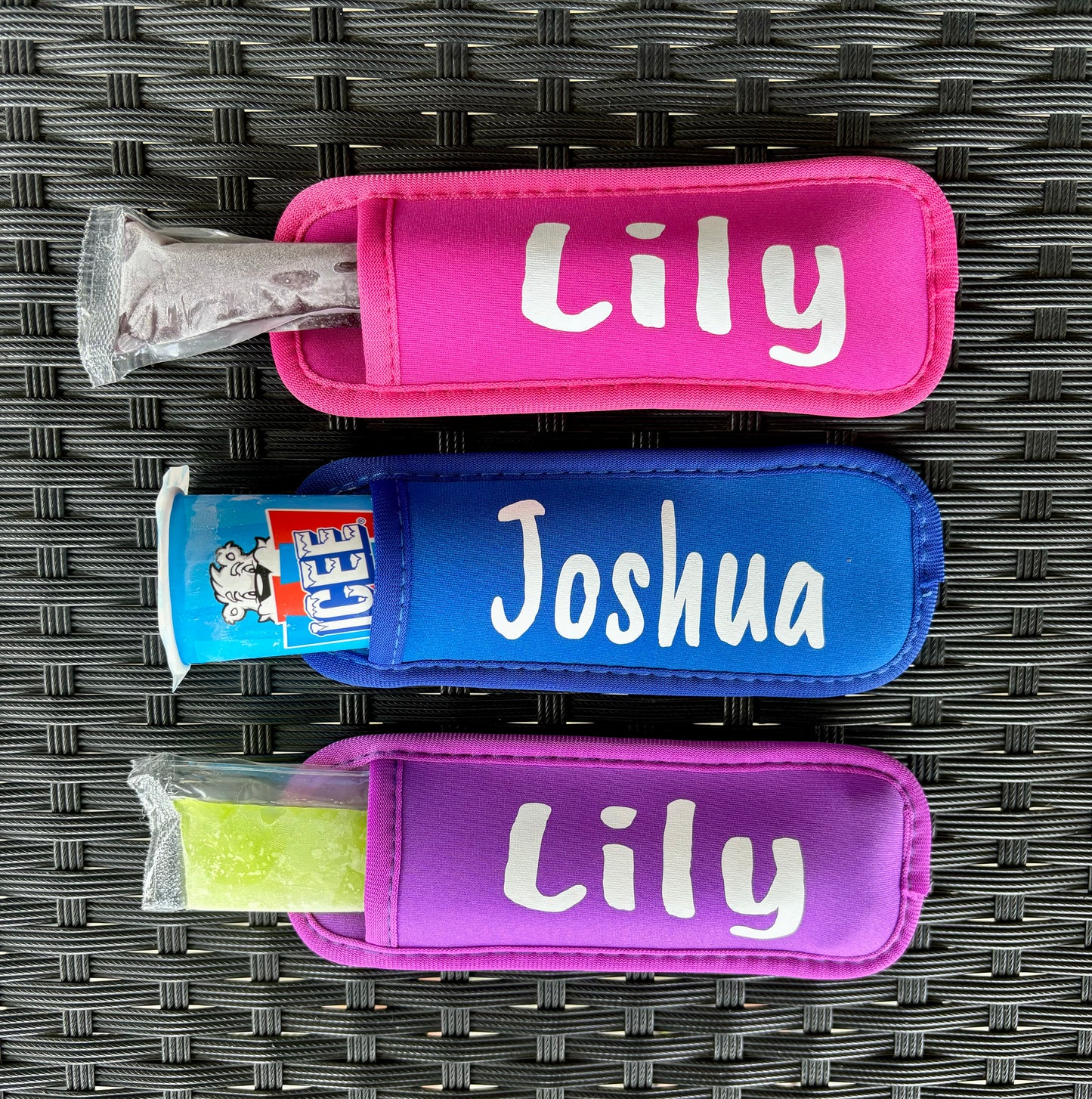 Popsicle Sleeves - Personalized - Neoprene (Put Shipping Address in Notes to Seller at Checkout!)