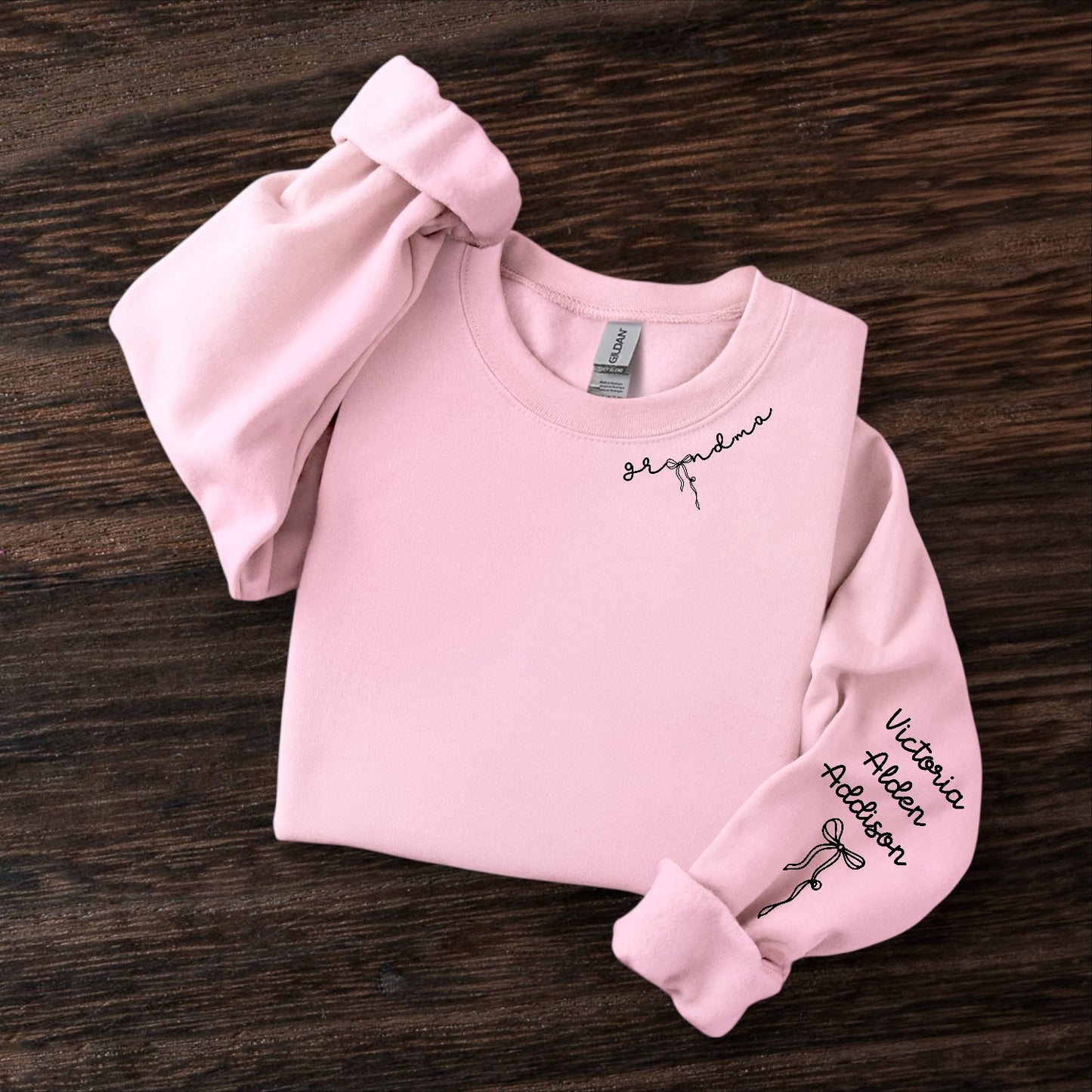 Any Title with Kid(s) Names Coquette Sweatshirts