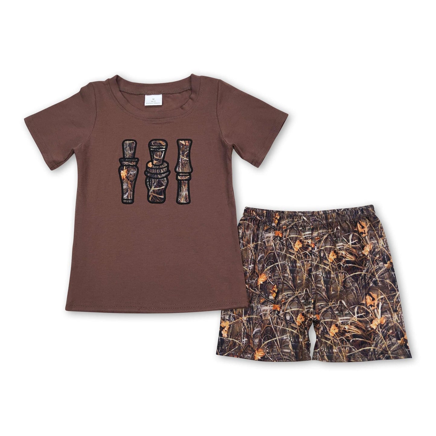 ᴡᴇᴇᴋʟʏ ᴘʀᴇ ᴏʀᴅᴇʀ Embroidered Duck Call Shorts Set