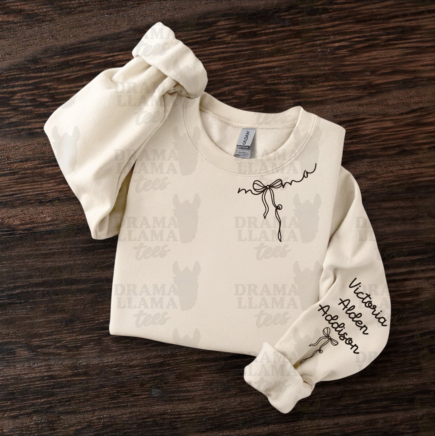 Any Title with Kid(s) Names Coquette Sweatshirts