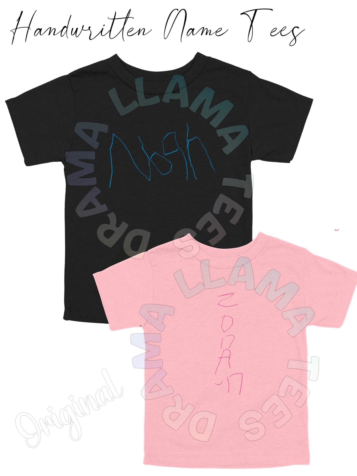 Handwritten Name Tees