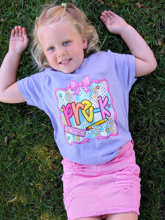 Colorful Ribbon Grades INFANT & TODDLER Rabbit Skins Tees | Put GRADE in note box! Pre-K to 6th
