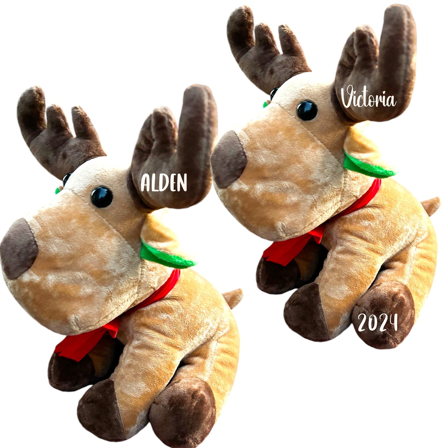 *Only 4 Left* 14" Reindeer Personalized Buddy! ~Can also purchase without personalization~