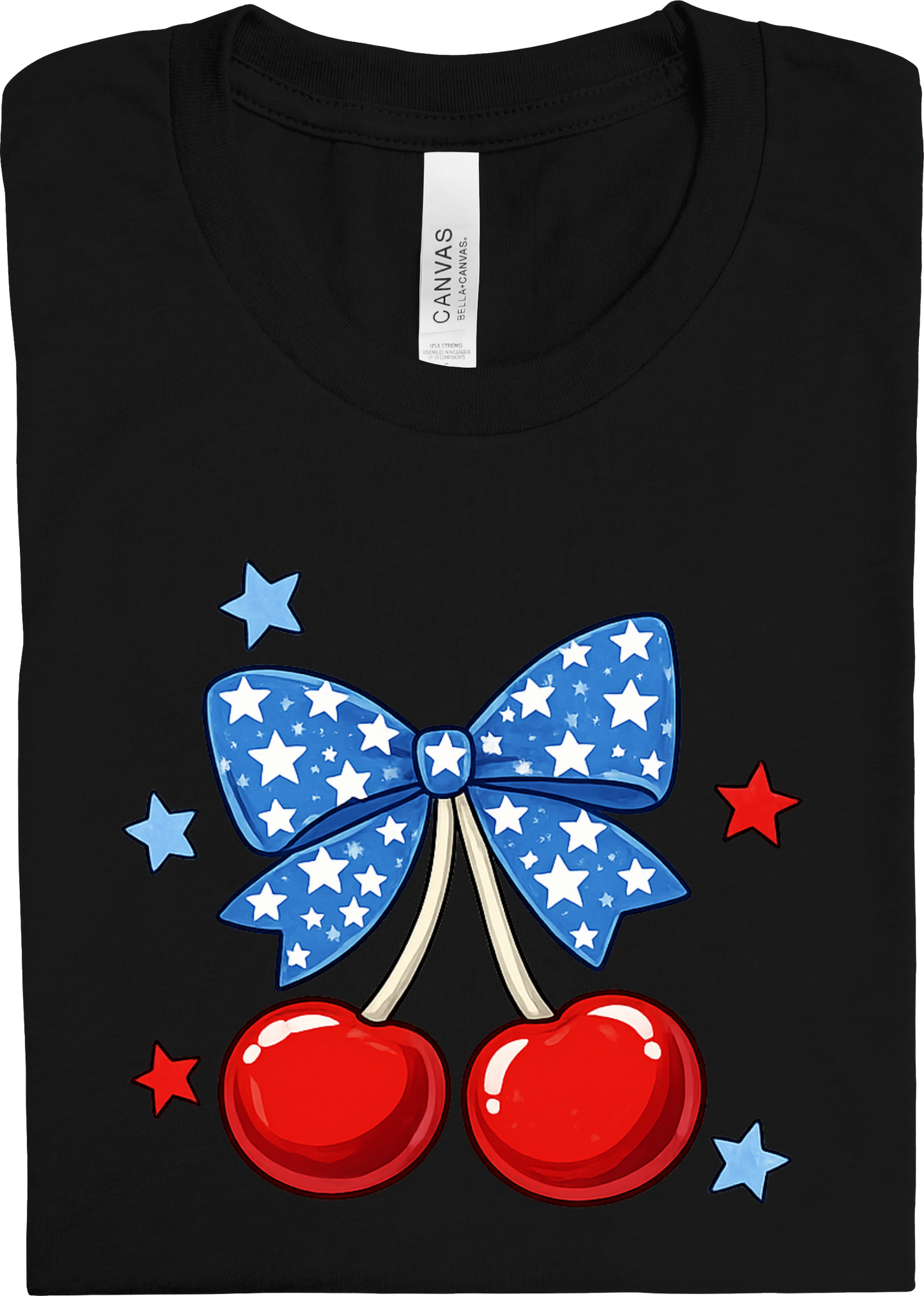Cherries + Bow | RWB Tee Release 2026 | Free Shipping | Put Shirt Size in Note Box