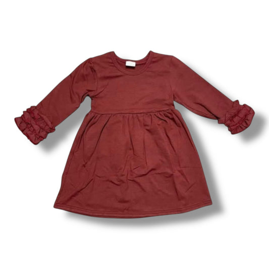 3T  Ruffle Sleeve Cotton Dress  *CLOSEOUT SALE*