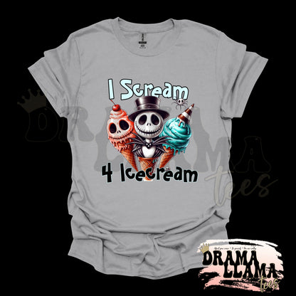 Adult Spooky Drop 1 Tees- GREY