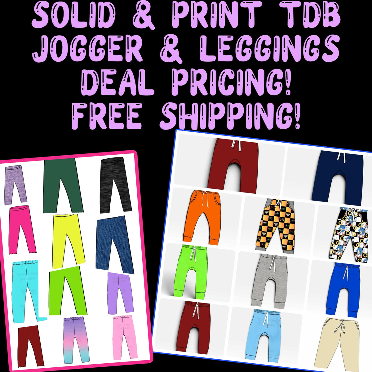 LIMITED SOLID & PRINT EXCLUSIVE BOTTOMS ADD ONS! Until sold out!